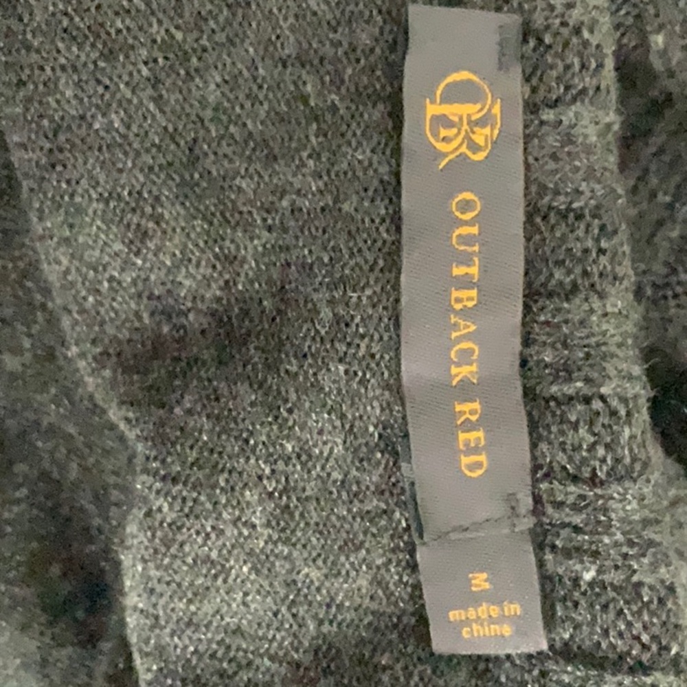 Outback Red Sweater in charcoal, Medium - Picture 2 of 3